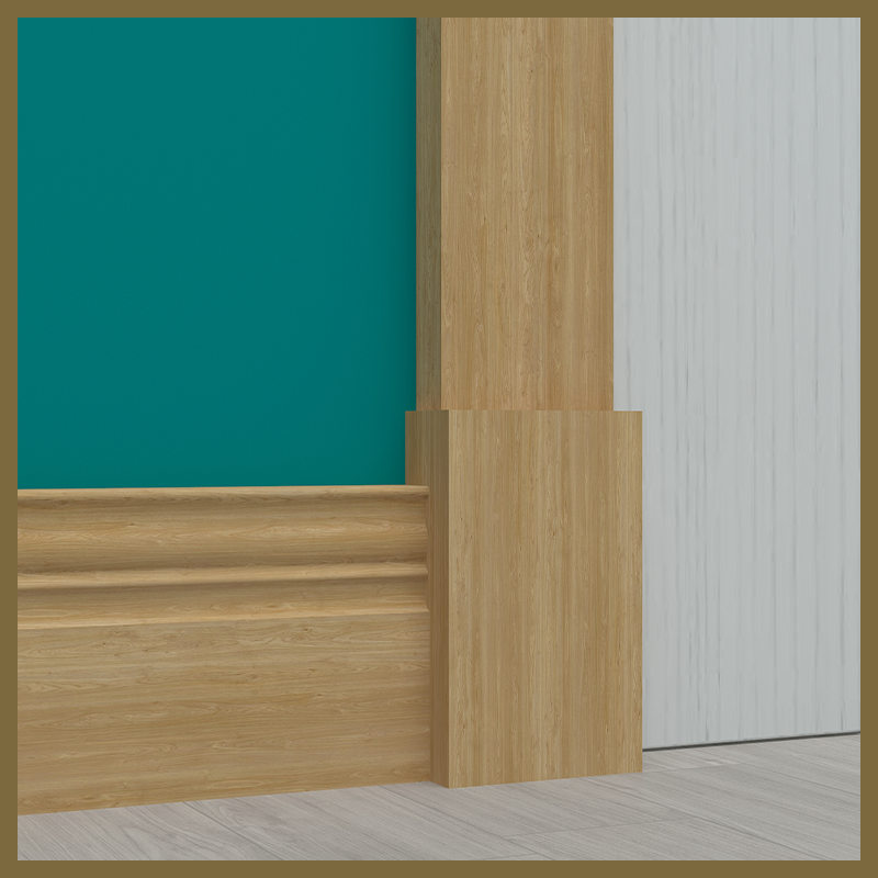 Oak Square Plinth Block