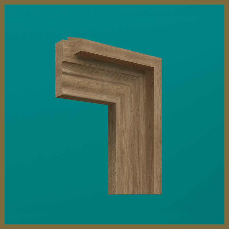 Chamfer Walnut Hockey Stick