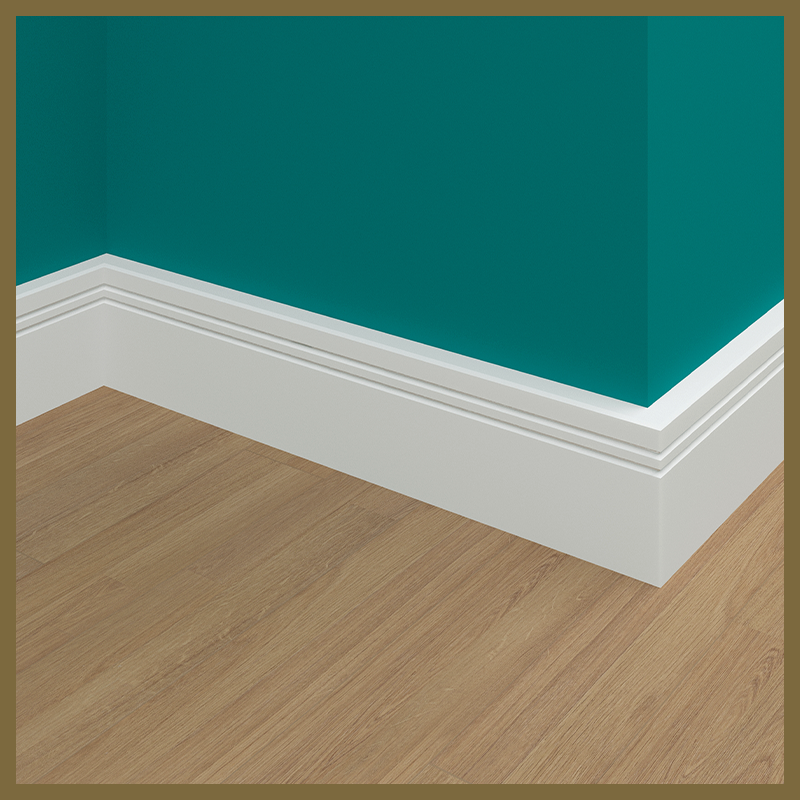 Edge 2x2 V 2 Groove Skirting Board