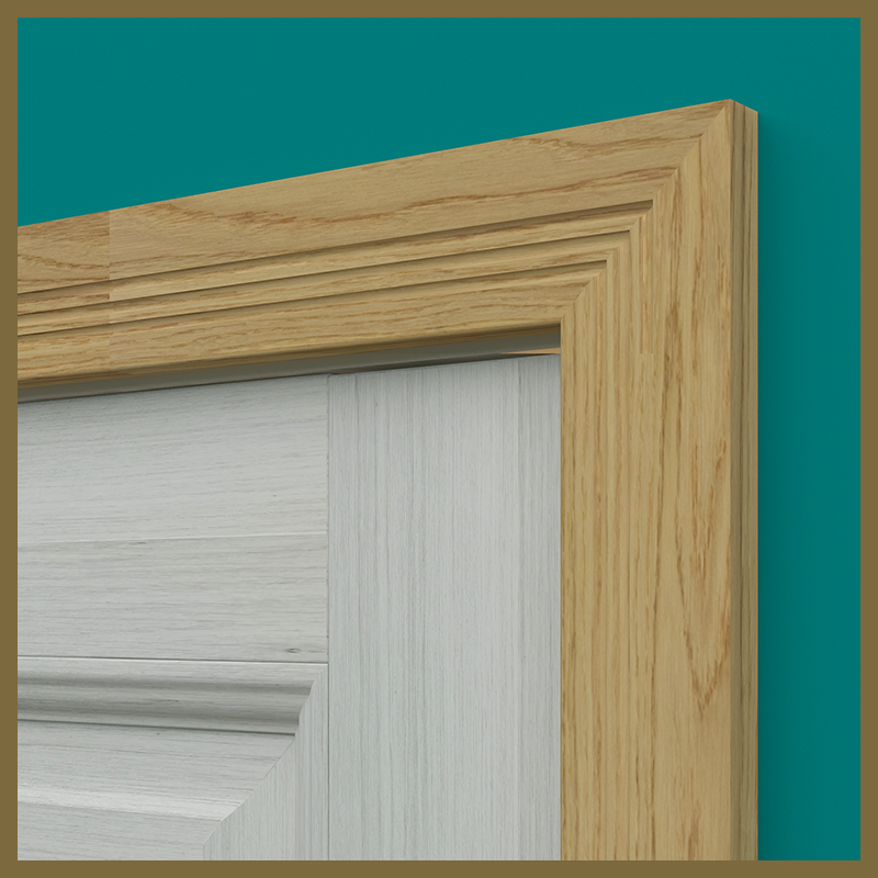 Pencil Round C 3 Groove Oak Architrave
