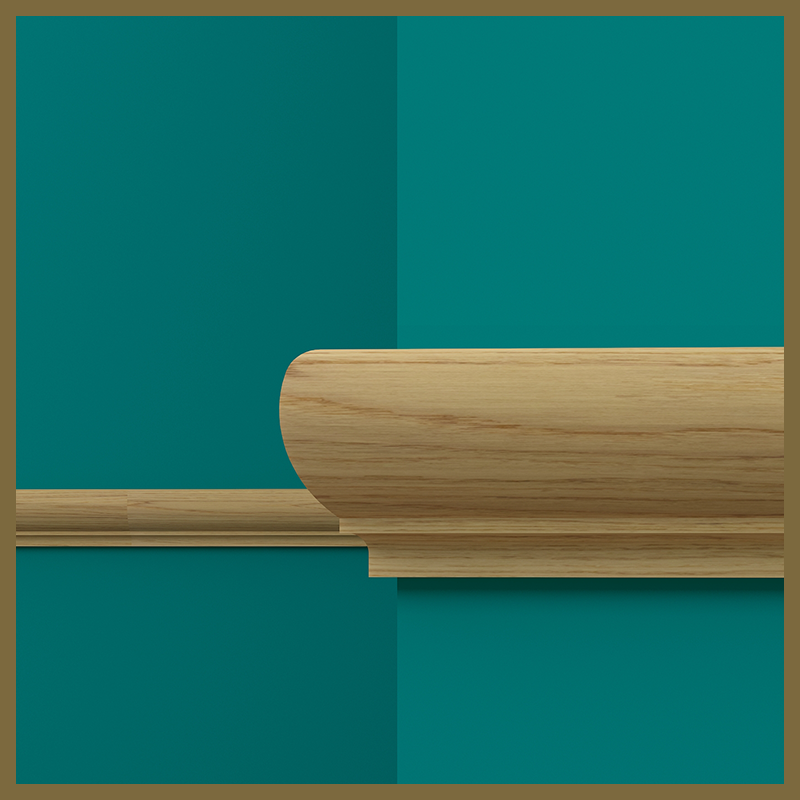Oak Picture Rail