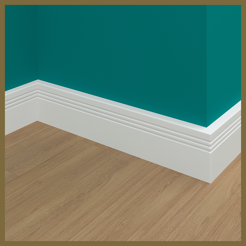 Edge 2x2 C 3 Groove Skirting Board