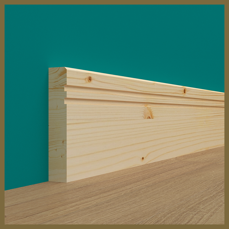 Edge 2x2 Groove 2 Pine Skirting Boards