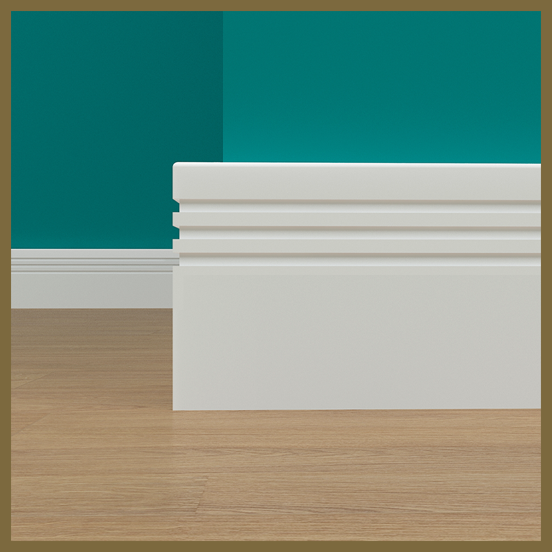 Pencil Round 3 Groove Skirting Board