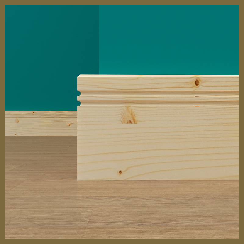 Edge 2x2 C 2 Groove Pine Skirting Boards