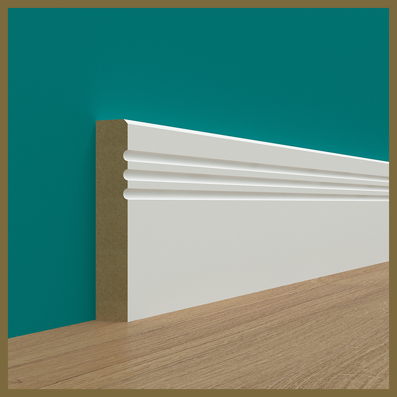Edge 2x2 C 3 Groove Skirting Board