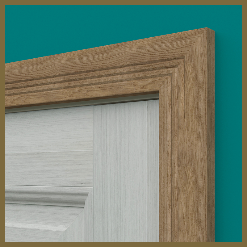 Pencil Round V 3 Groove Walnut Architrave