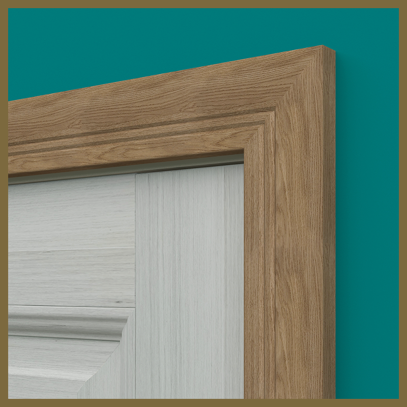 Pencil Round V 2 Groove Walnut Architrave