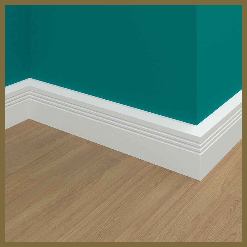 Chamfer C 3 Grooves Skirting Board