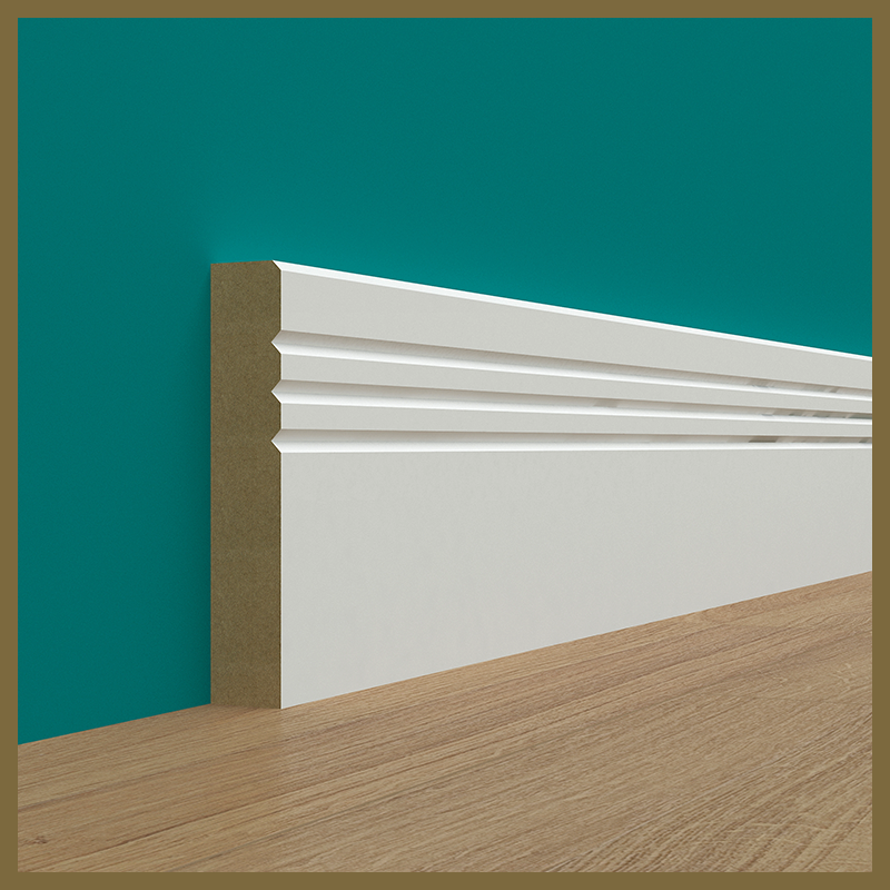 Edge 2x2 V 3 Groove Skirting Board