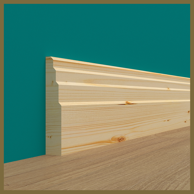 Stepped Pine Skirting Board