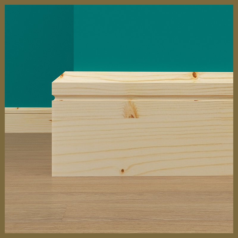Chamfer C 1 Groove Pine Skirting Board