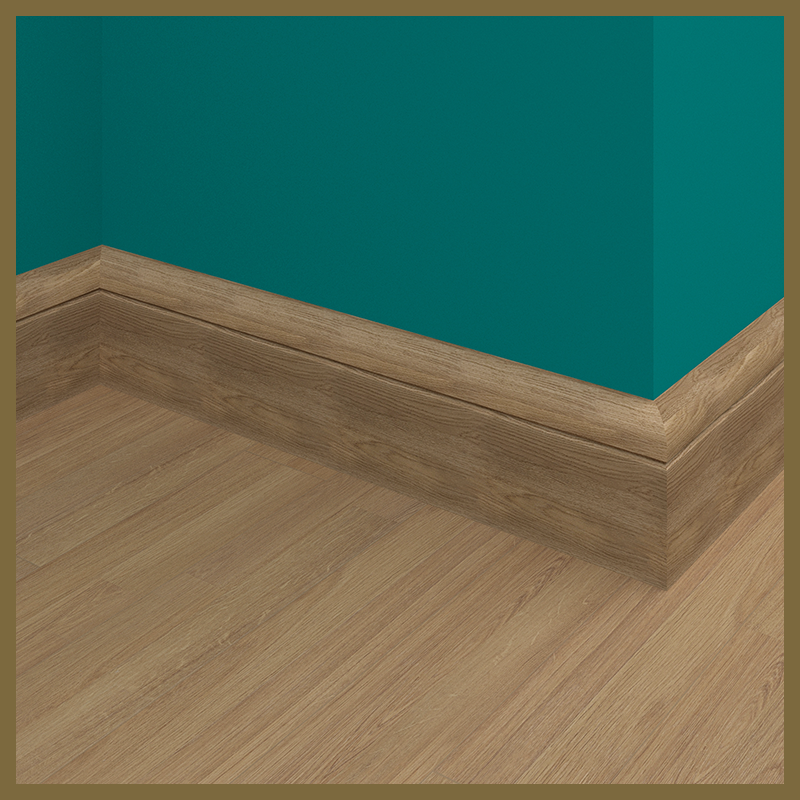Bullnose V 1 Groove Walnut Skirting Board