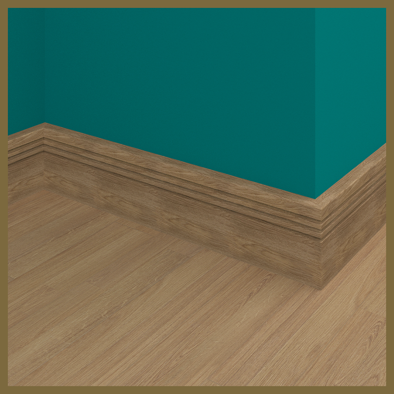 Pencil Round Groove 3 Walnut Skirting Board