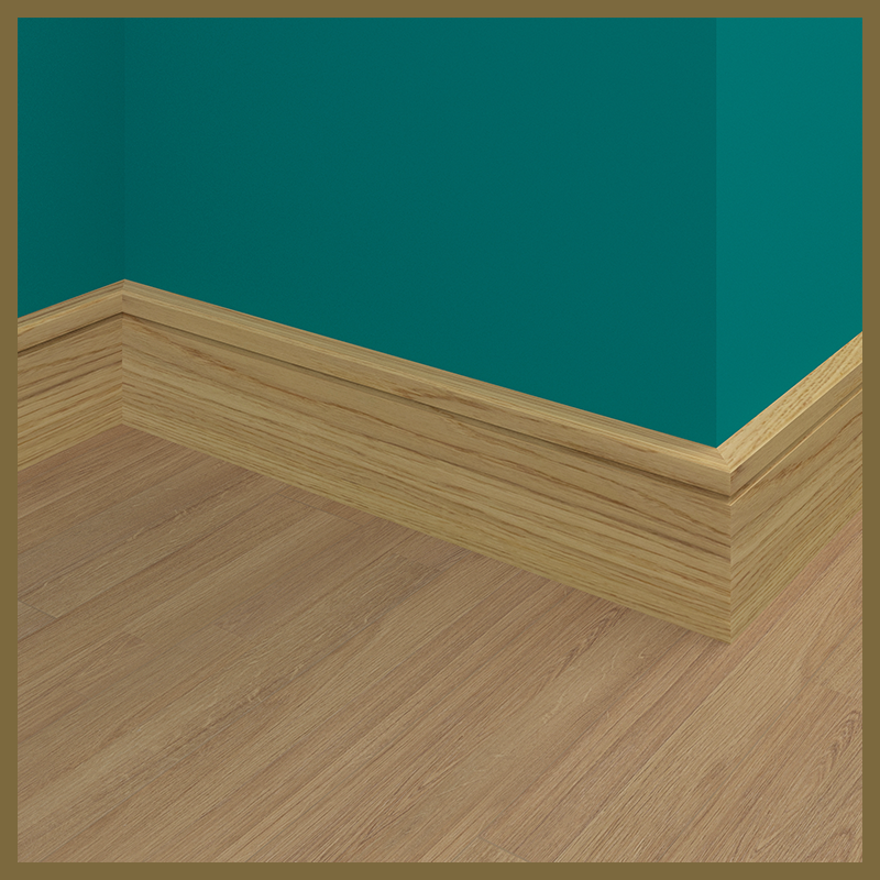 Edge 2x2 1 Groove Oak Skirting Boards