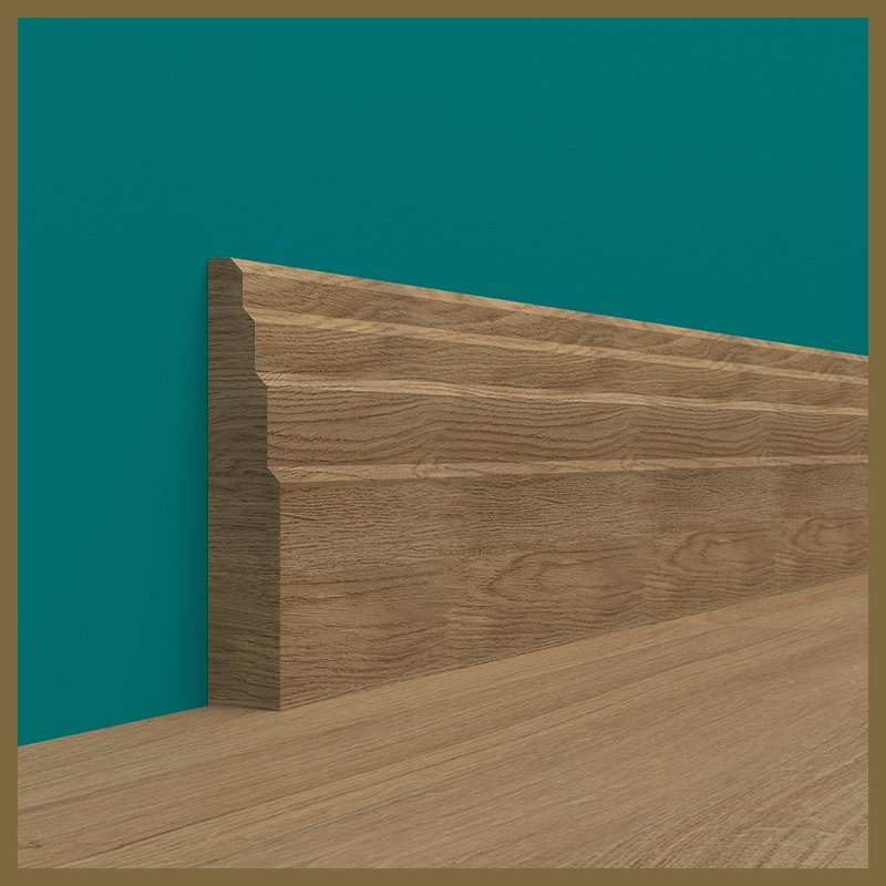 Stepped Walnut Skirting Board