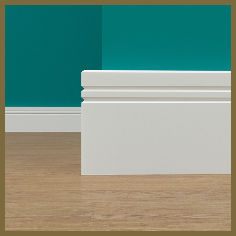 Edge 2x2 V 2 Groove Skirting Board