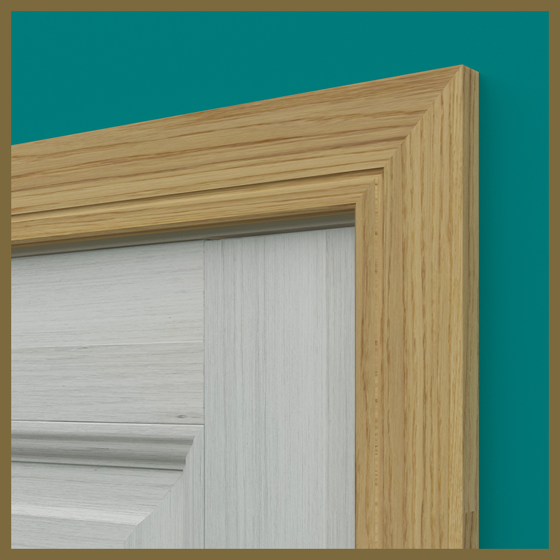 Edge 2x2 C 1 Groove Oak Architrave