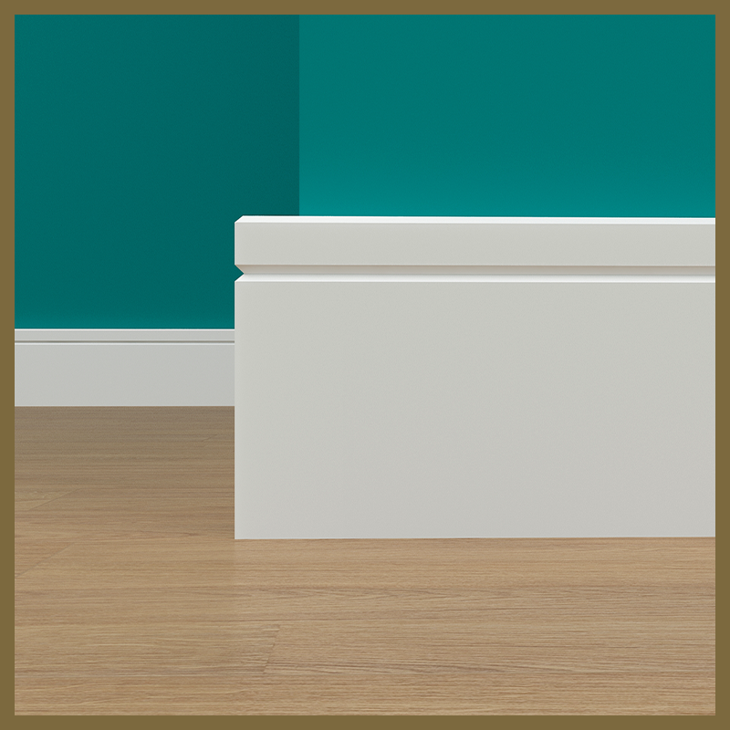 Edge 2x2 V 1 Groove Skirting Board