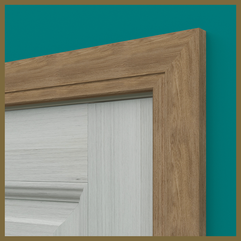 Edge 2x2 C 1 Groove Walnut Architrave