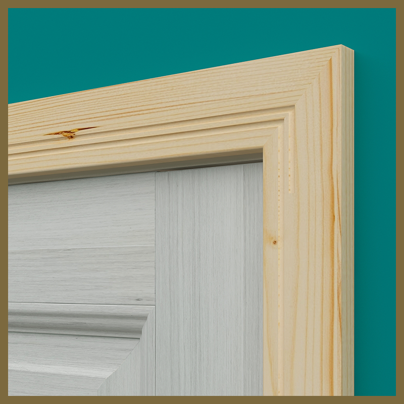 Pencil Round C 2 Groove Pine Architrave