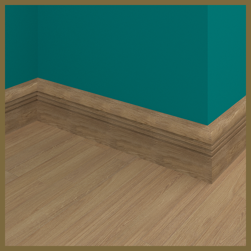 Bullnose Groove 3 Walnut Skirting Board