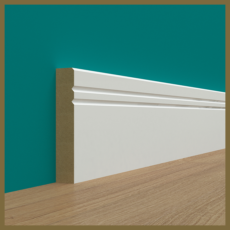 Edge 2x2 V 2 Groove Skirting Board