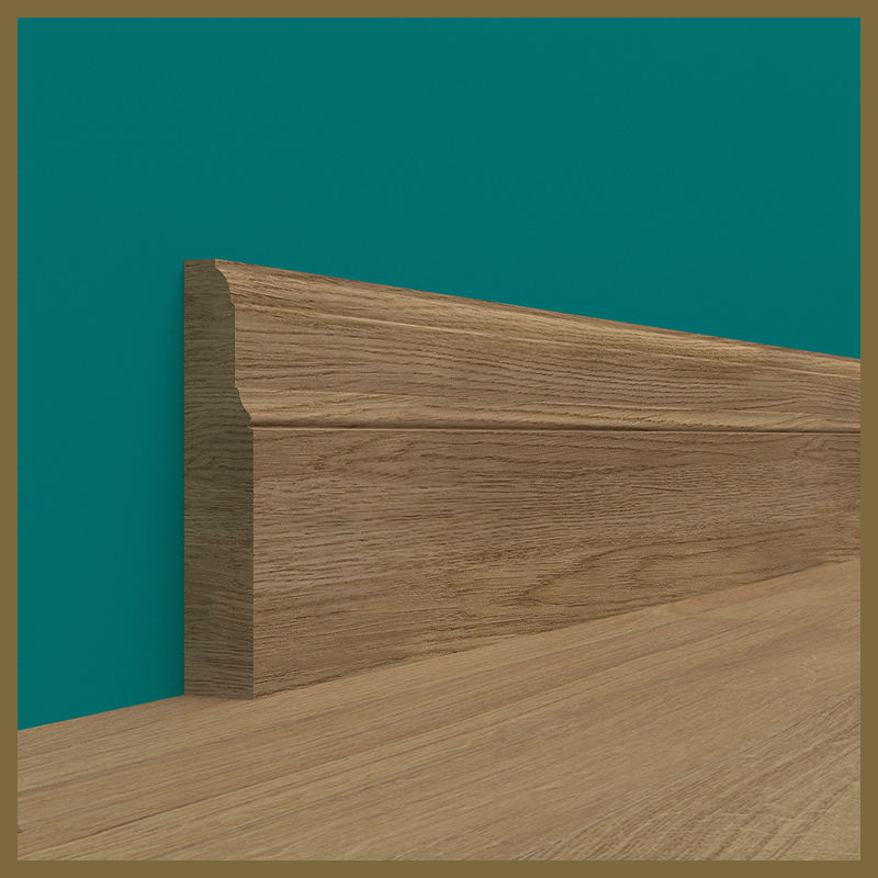 Antique 3 Walnut Skirting Board