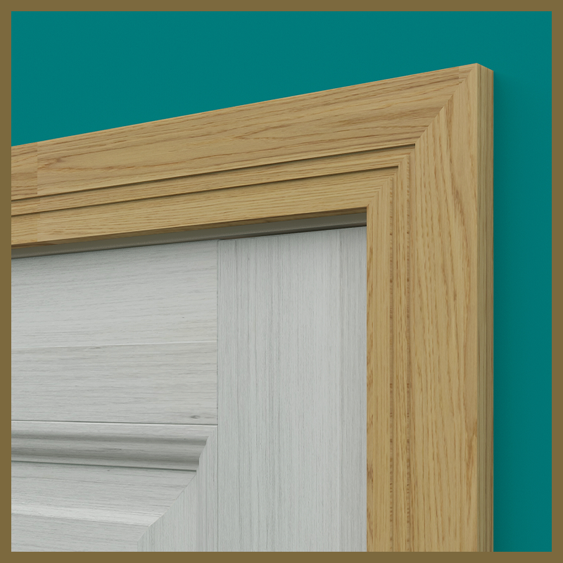 Pencil Round Groove 2 Oak Architrave