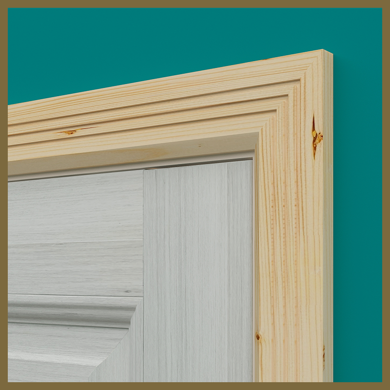 Chamfer 3 Groove Pine Architrave