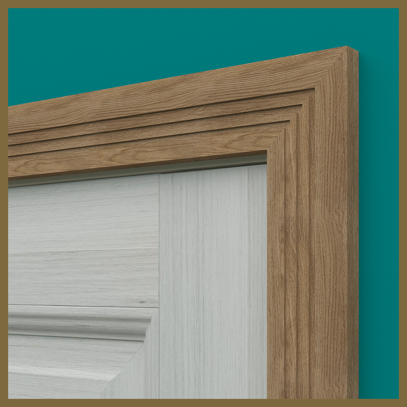 Pencil Round Groove 3 Walnut Architrave
