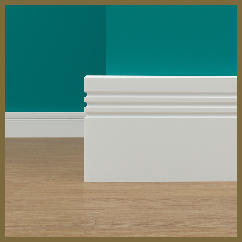 Edge 2x2 C 3 Groove Skirting Board