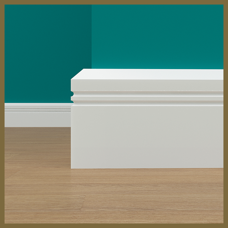 Chamfer C 2 Grooves Skirting Board