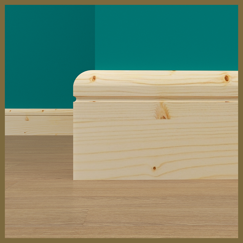 Bullnose C 1 Groove Pine Skirting Board