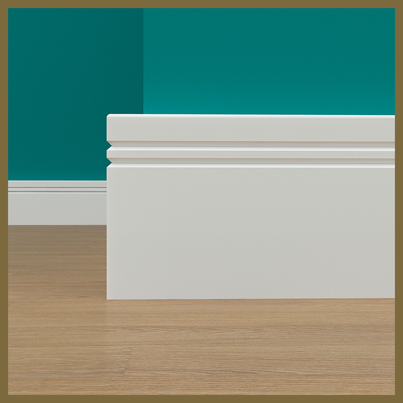 Pencil Round V 2 Groove Skirting Board