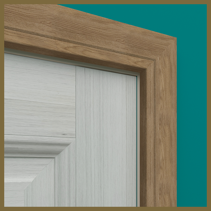 Pencil Round V 1 Groove Walnut Architrave