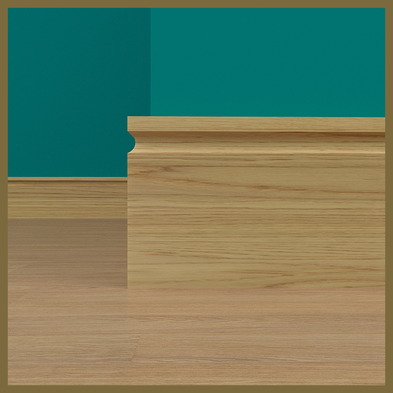 Contemporary Oak Skirting Board