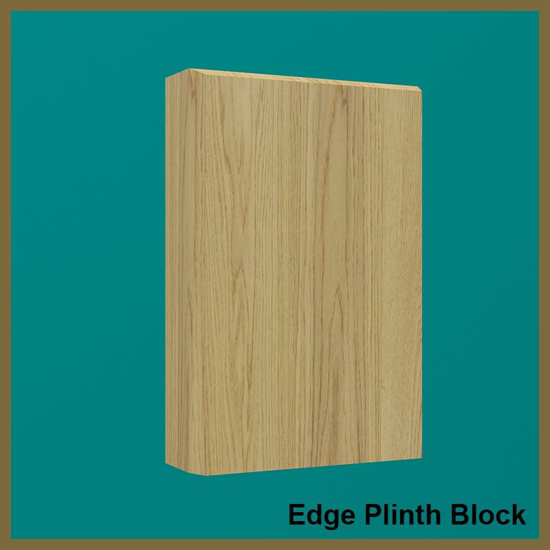 Oak Edge Plinth Block