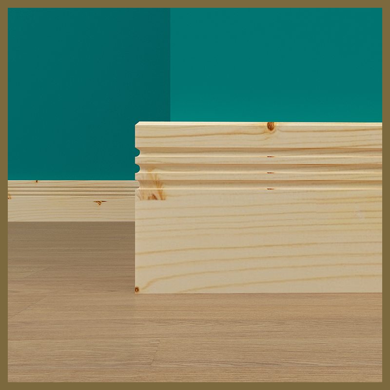 Edge 2x2 C 3 Groove Pine Skirting Boards