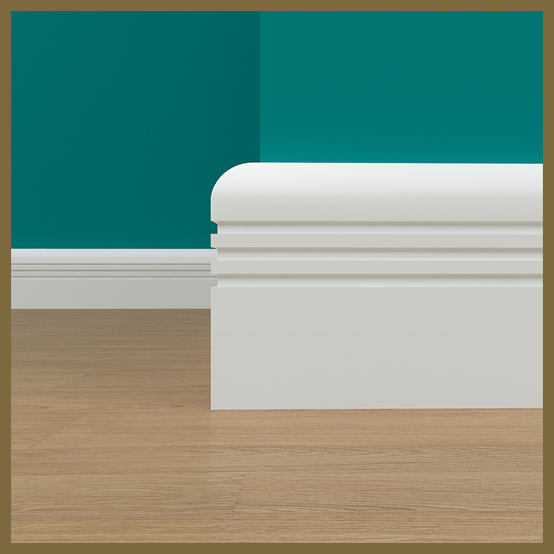 Bullnose 3 Groove   Skirting Board