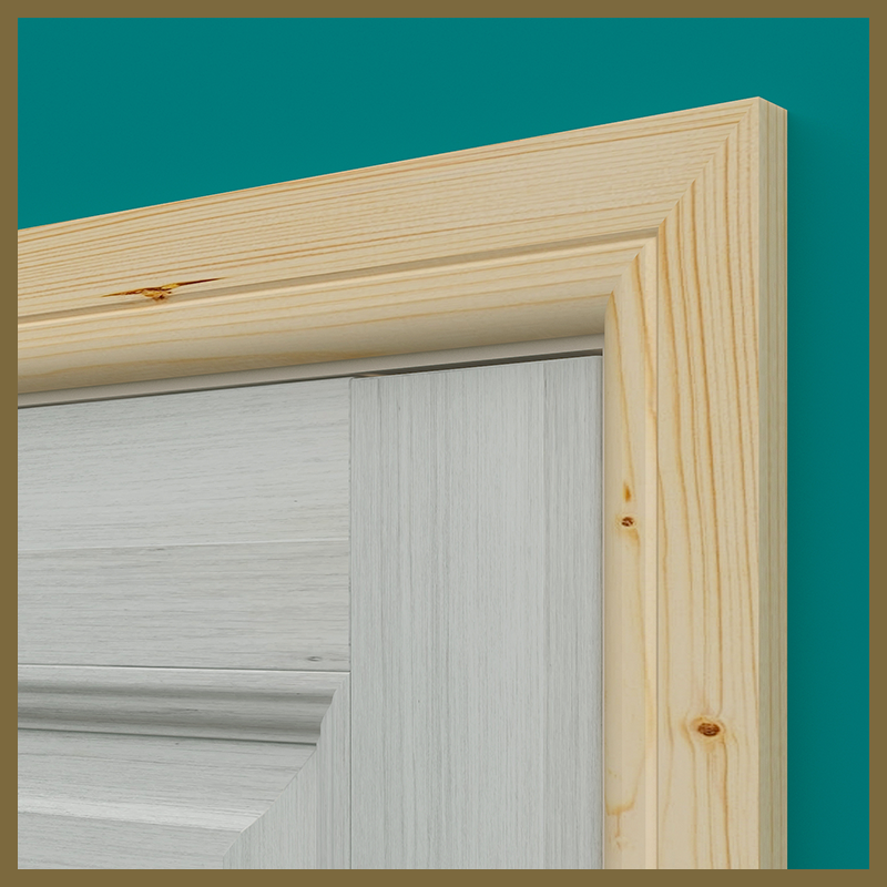 Bullnose V 1 Groove Pine Architrave