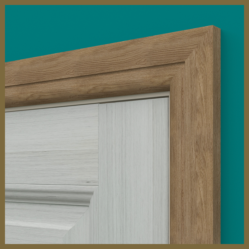 Bullnose C 1 Groove Walnut Architrave