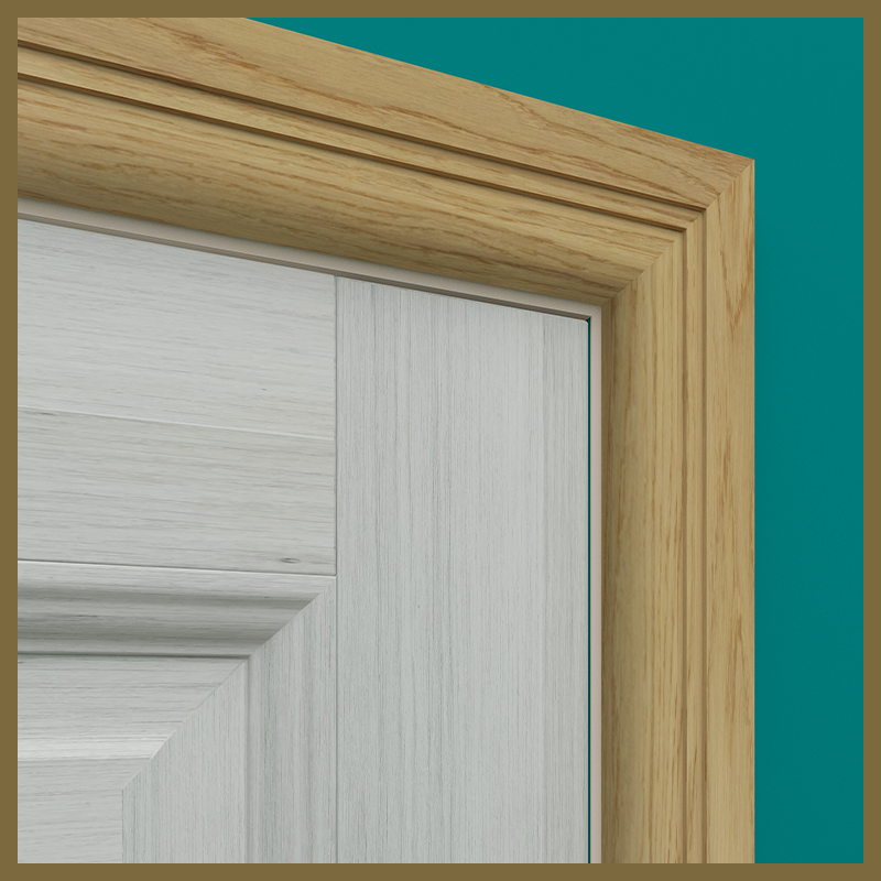 Bullnose 2 Groove Oak Architrave