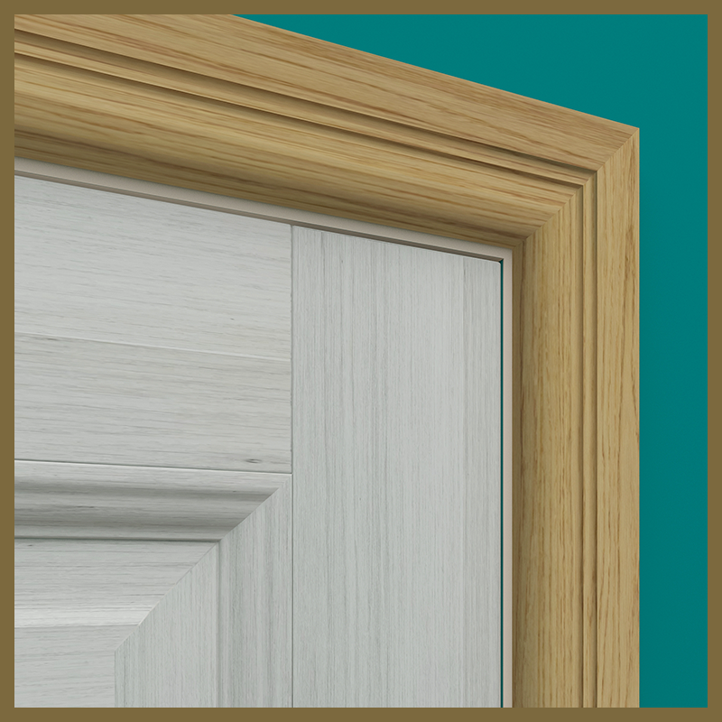 Bullnose C 2 Groove Oak Architrave