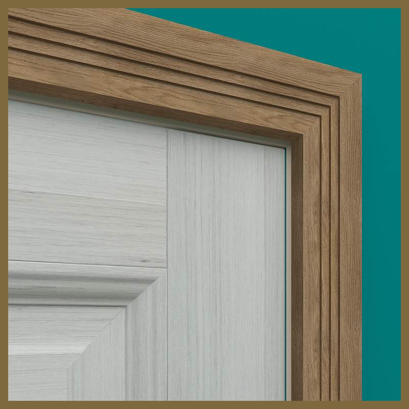 Pencil Round Groove 3 Walnut Architrave