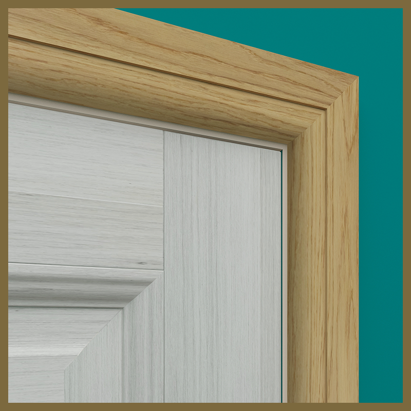 Bullnose 1 Groove Oak Architrave