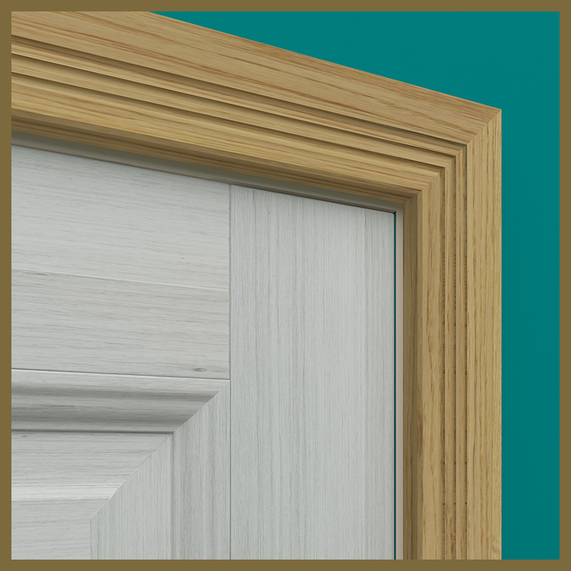 Edge 2x2 C 3 Groove Oak Architrave