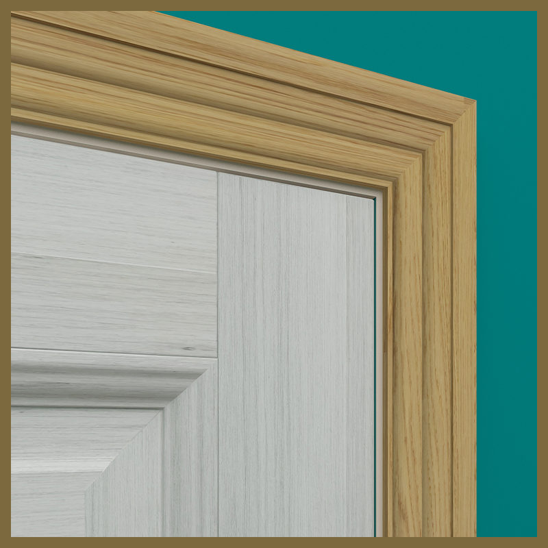 2 Stepped Oak Architrave