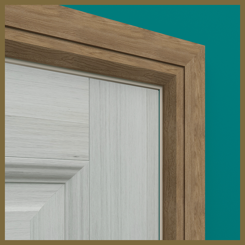 Chamfer 1 Groove Walnut Architrave