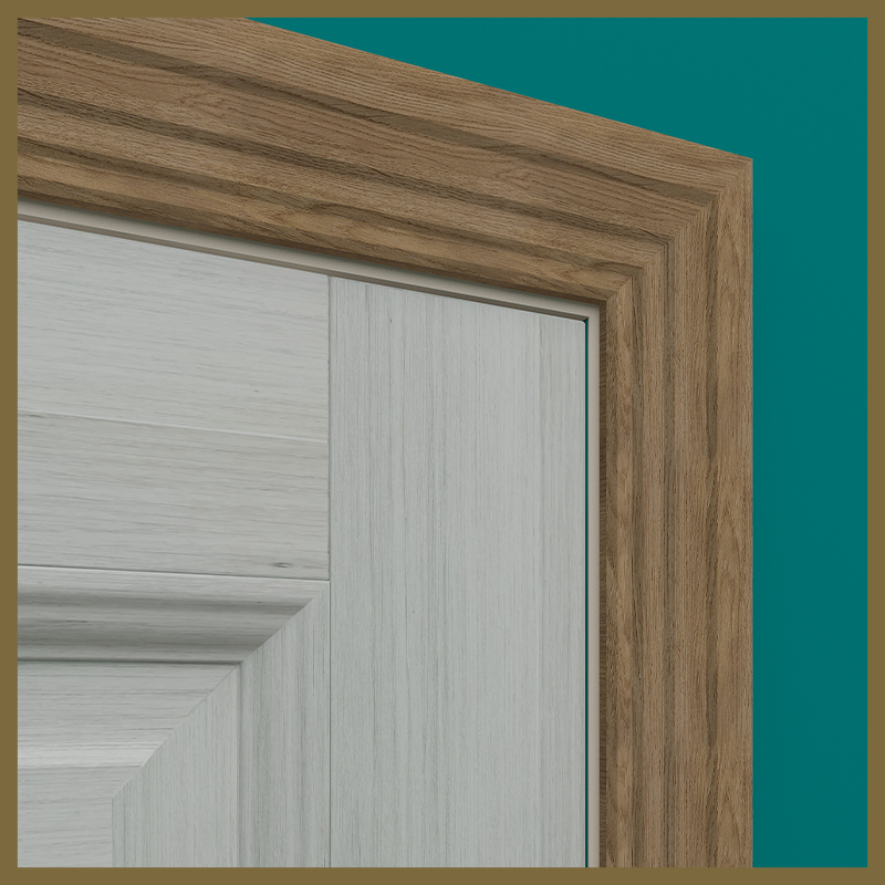 Stepped Walnut Architrave